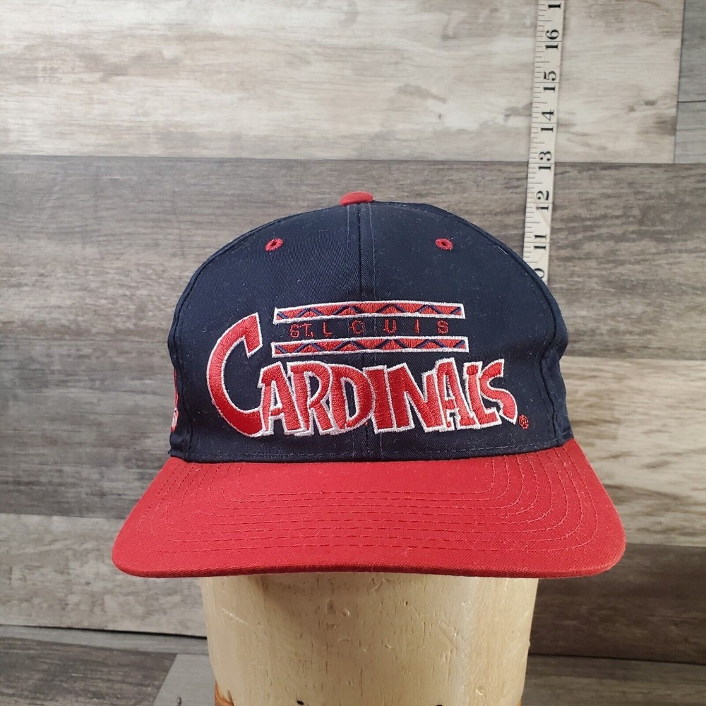 Vintage St. Louis Cardinals Blue Embroidered Snapback Baseball Cap Trucker Hat